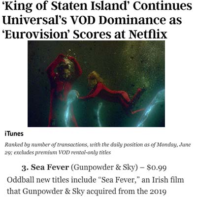 ‘King of Staten Island’ Continues Universal’s VOD Dominance as ‘Eurovision’ Scores at Netflix